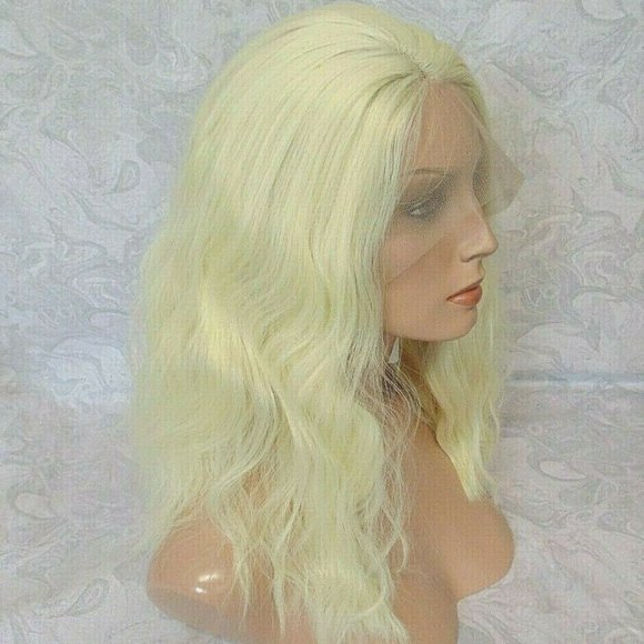14 Inch Swiss Lace Front #613 Blonde Wig main image 2